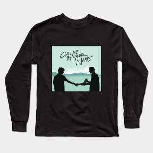 Aqua Call Me By Your Name Long Sleeve T-Shirt